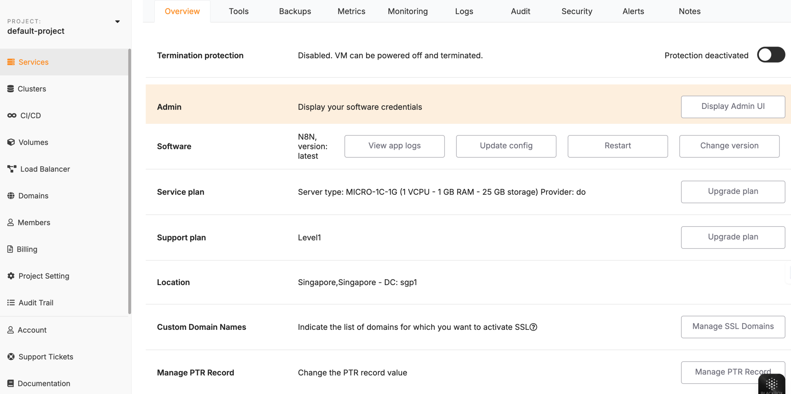 Setup SEO host trên Elestio
